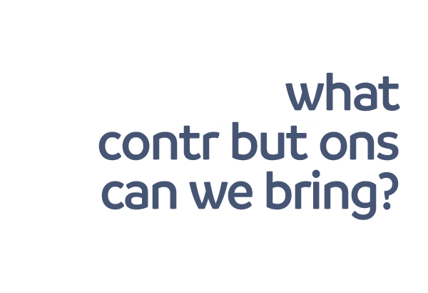 What contributions can we bring?